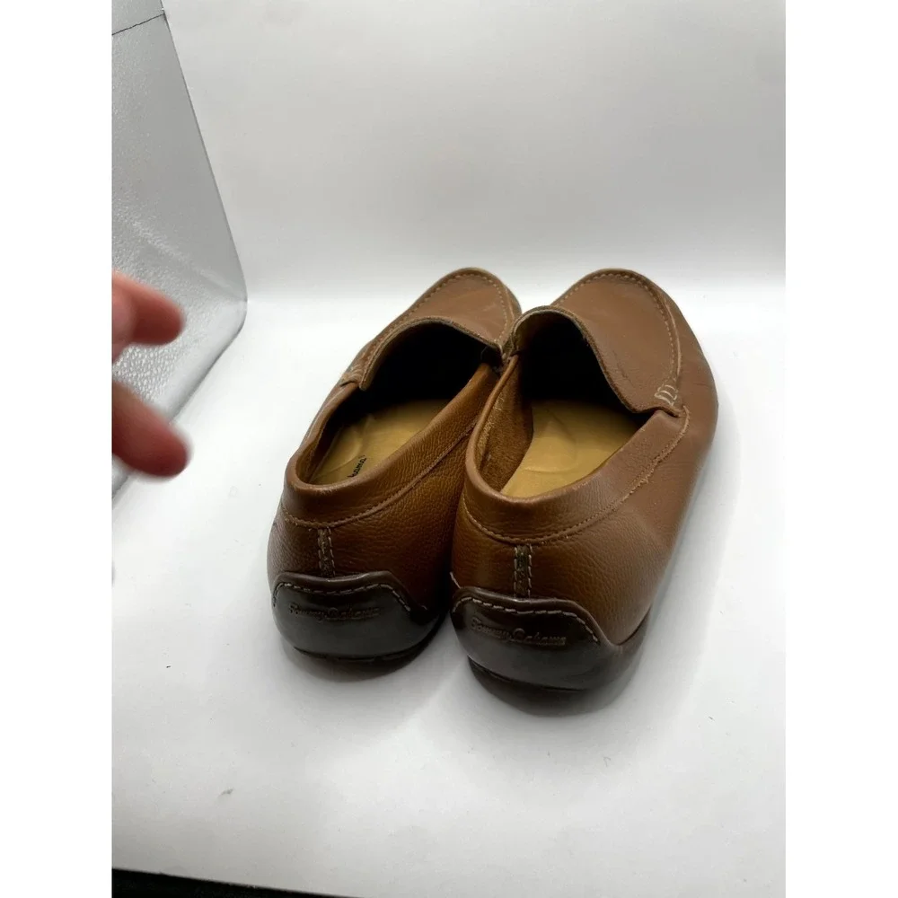 Tommy Bahama Orion Drivers Loafers Mens 9 Brown Leather Moc Toe TB7S00045